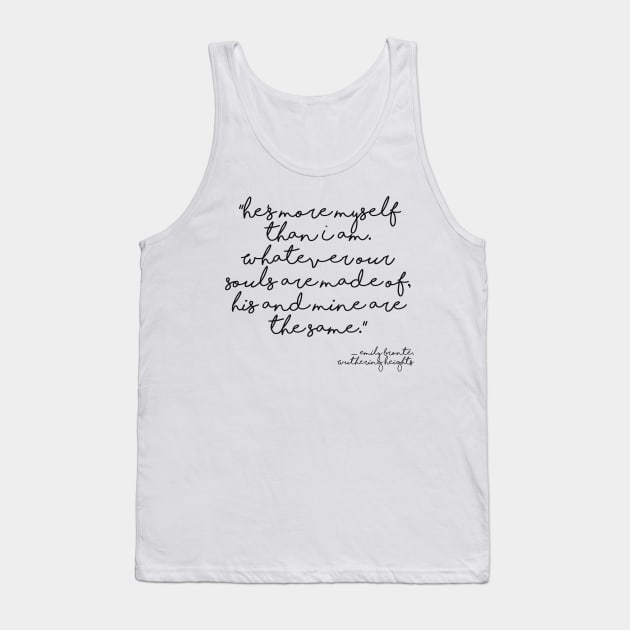 More myself than I am - Bronte quote Tank Top by peggieprints